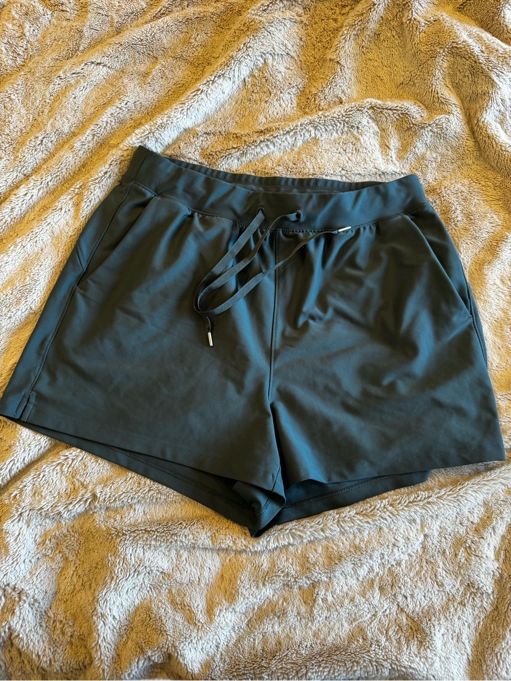 Old Navy Women's Athletic Drawstring Shorts - Teal Green